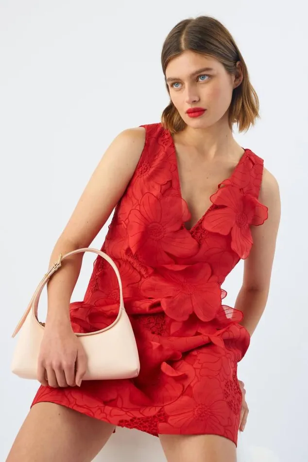 Oroton Dresses Lace Shift Dress Poppy 8211 Women