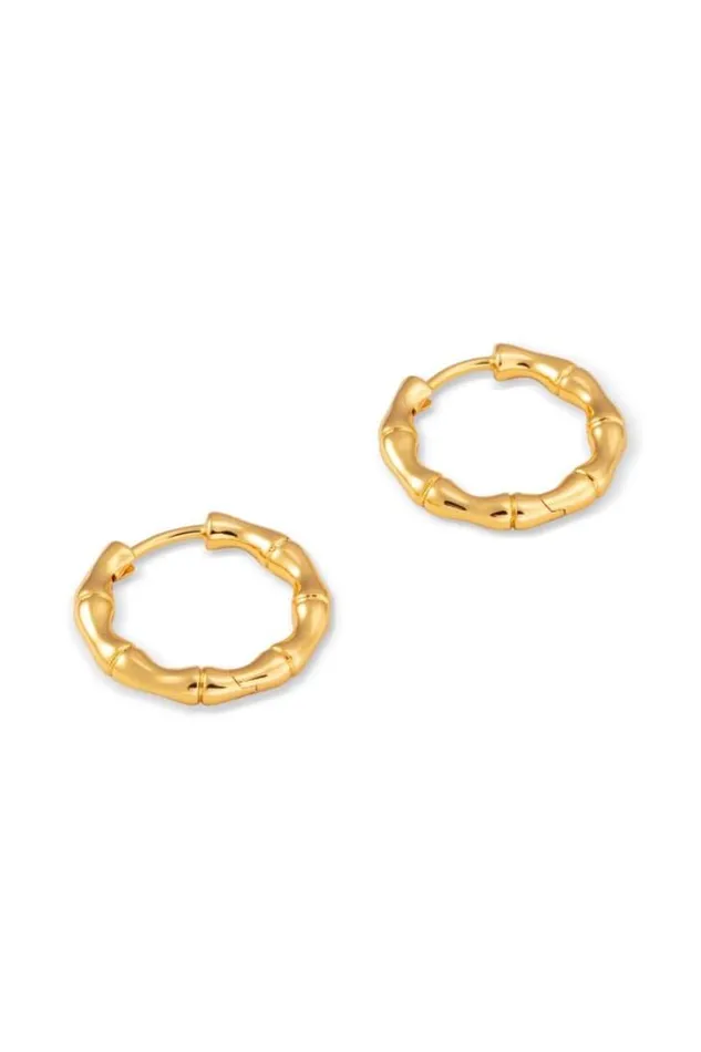 Oroton Earrings Fife Hoops 18k Gold 8211 Jewellery