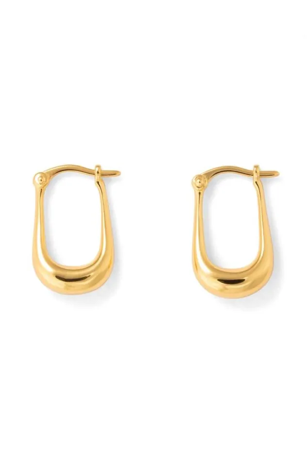 Oroton Earrings Kora Mini Hoops 18k Gold 8211 Jewellery