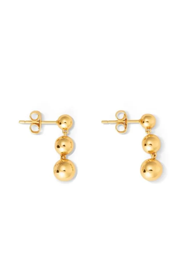 Oroton Earrings Sphere Drop Earrings 18k Gold 8211 Jewellery