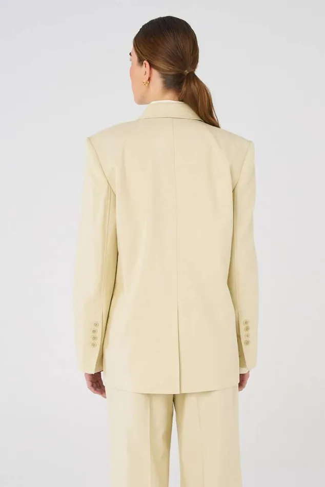 Oroton Jackets and Outerwear Blazer Almond 8211 Women