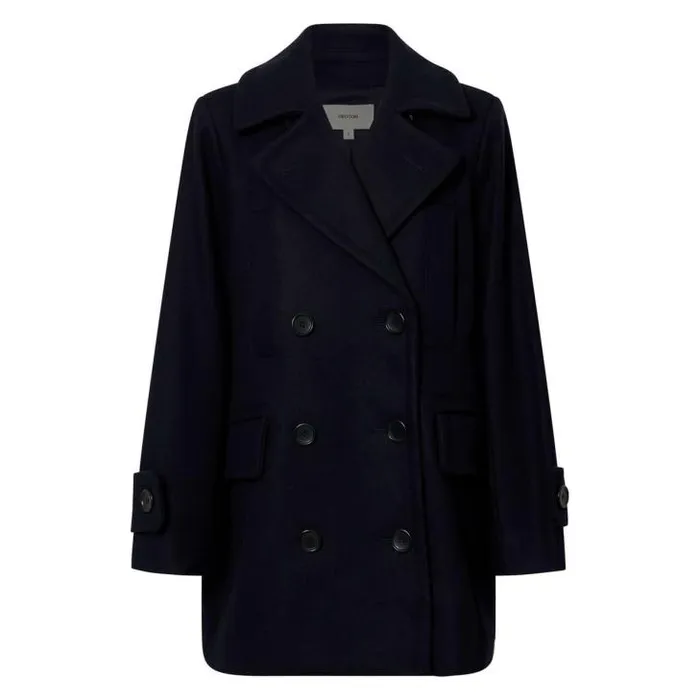 Oroton Jackets and Outerwear Double Breasted Pea Coat North Sea 8211 Women