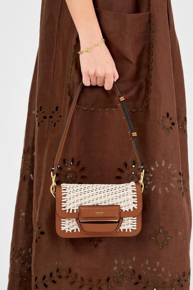 Oroton Mini Bags Dahlia Collectable Mini Day Bag Amber 8211 Women
