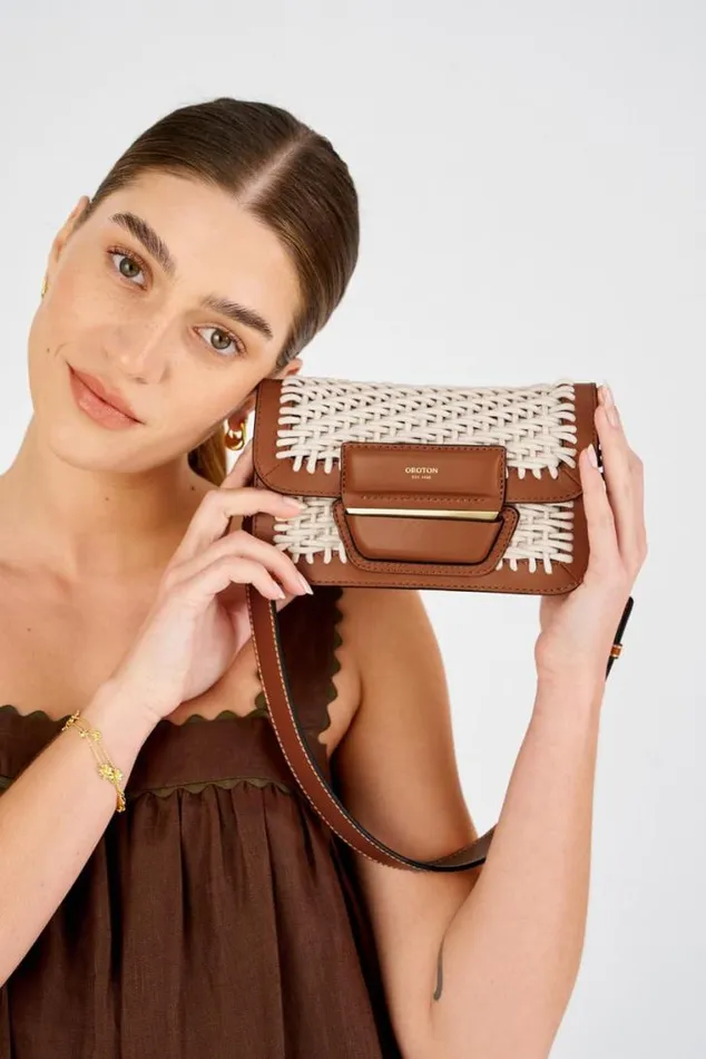 Oroton Mini Bags Dahlia Collectable Mini Day Bag Amber 8211 Women