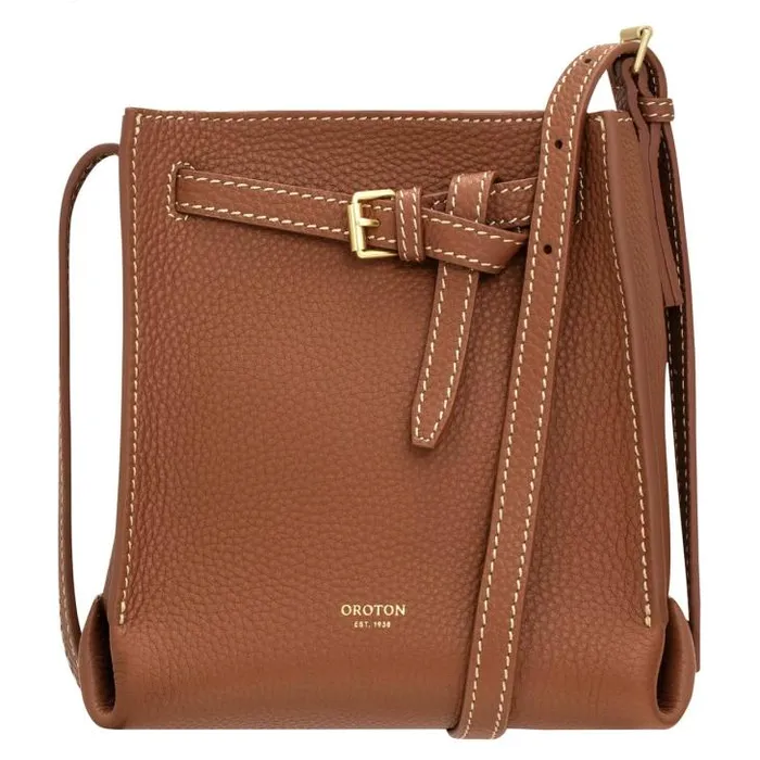 Oroton Mini Bags Margot Tiny Bucket Bag Whiskey 8211 Women