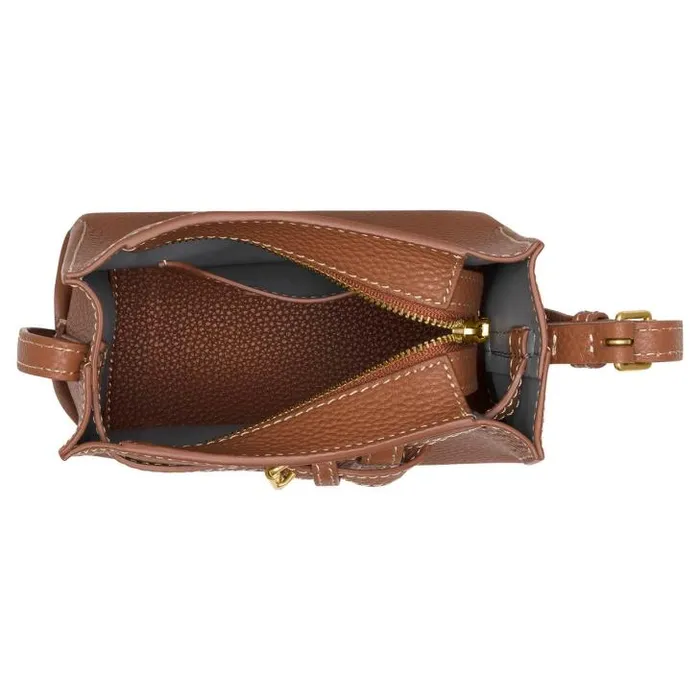 Oroton Mini Bags Margot Tiny Bucket Bag Whiskey 8211 Women