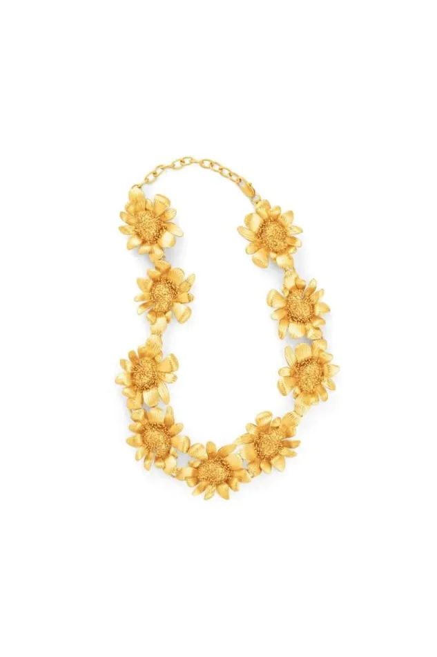 Oroton Necklaces Peony Necklace Worn Gold 8211 Jewellery