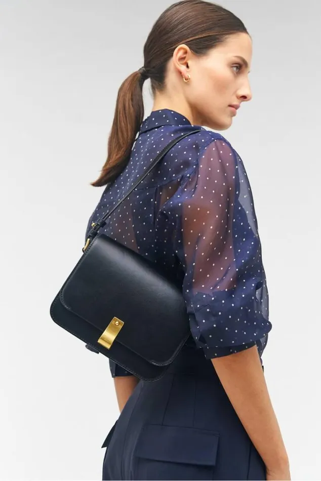 Oroton Shoulder Etta Large Day Bag Black 8211 Women