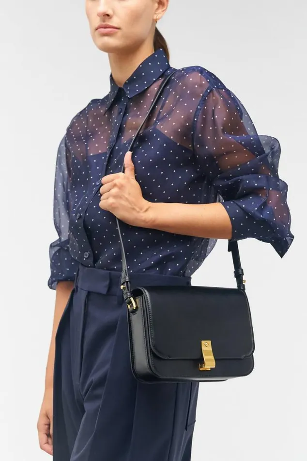 Oroton Shoulder Etta Large Day Bag Black 8211 Women