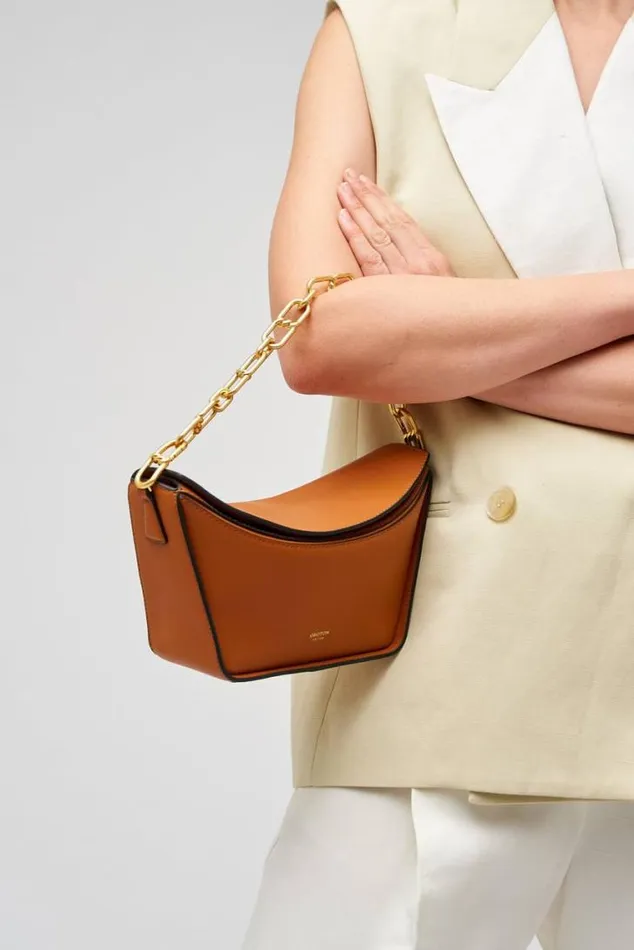 Oroton Shoulder Fable Small Day Bag Amber 8211 Women