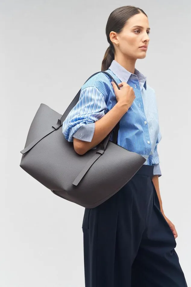 Oroton Totes Ellis Medium Tote Grey Flannel 8211 Women