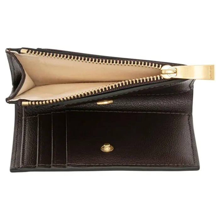 Oroton Wallets Ellis 10 Credit Card Mini Zip Wallet Mahogany 8211 Accessories