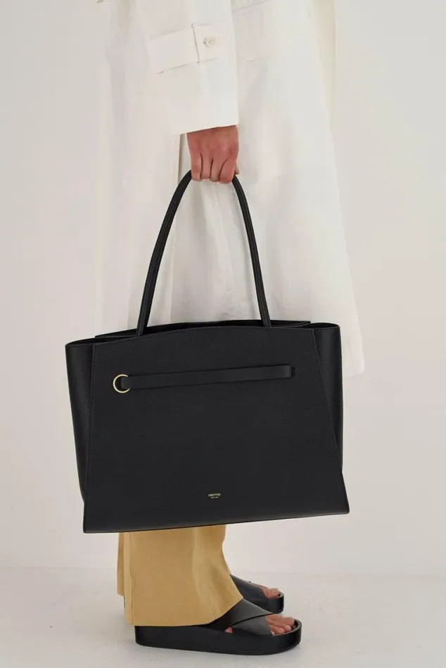 Oroton Work Audrey Large Tote Black 8211 Women