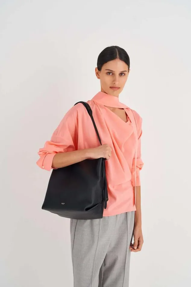 Oroton Work Margot Hobo Black 8211 Women