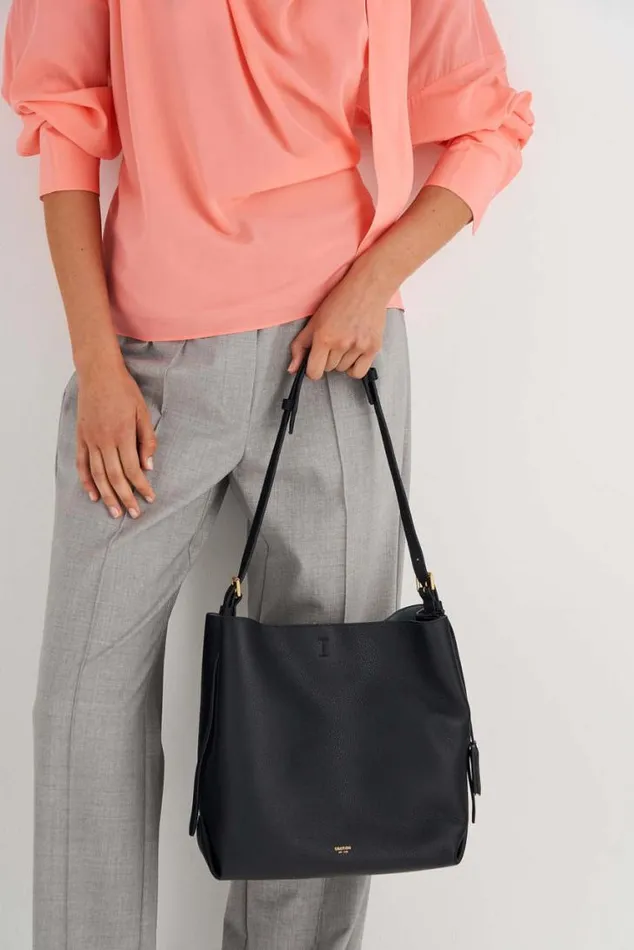 Oroton Work Margot Hobo Black 8211 Women
