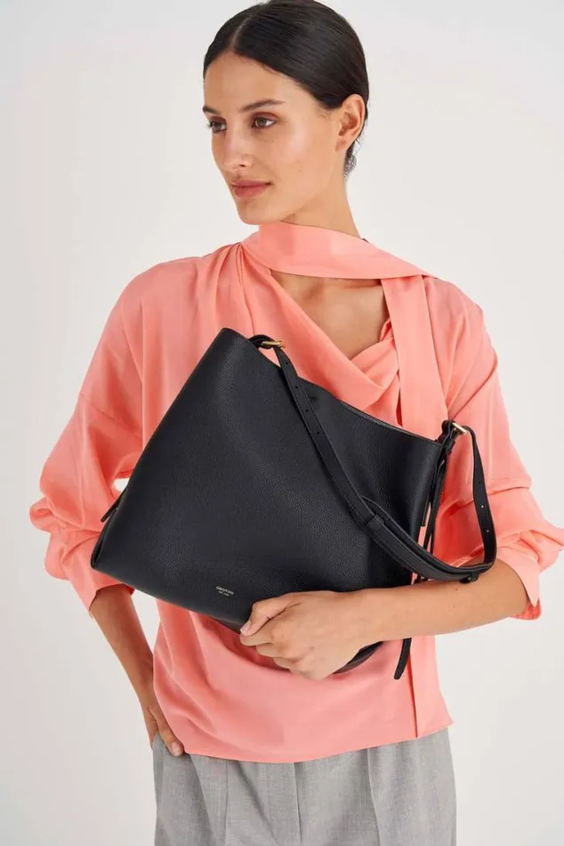 Oroton Work Margot Hobo Black 8211 Women
