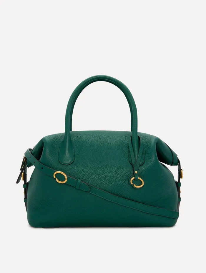 Oscar De La Renta The Dahlia Bottle Green Women Signature Handbags