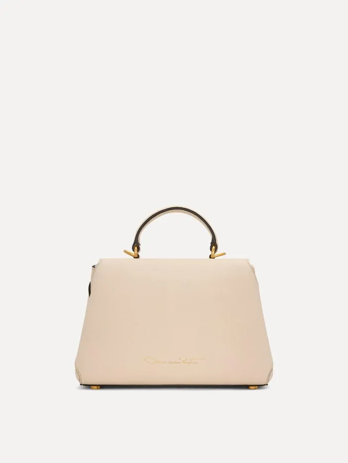 Oscar De La Renta The Mini Poppy Ivory Women Handbags Oscar De La Renta The Mini Poppy Ivory Women Handbags
