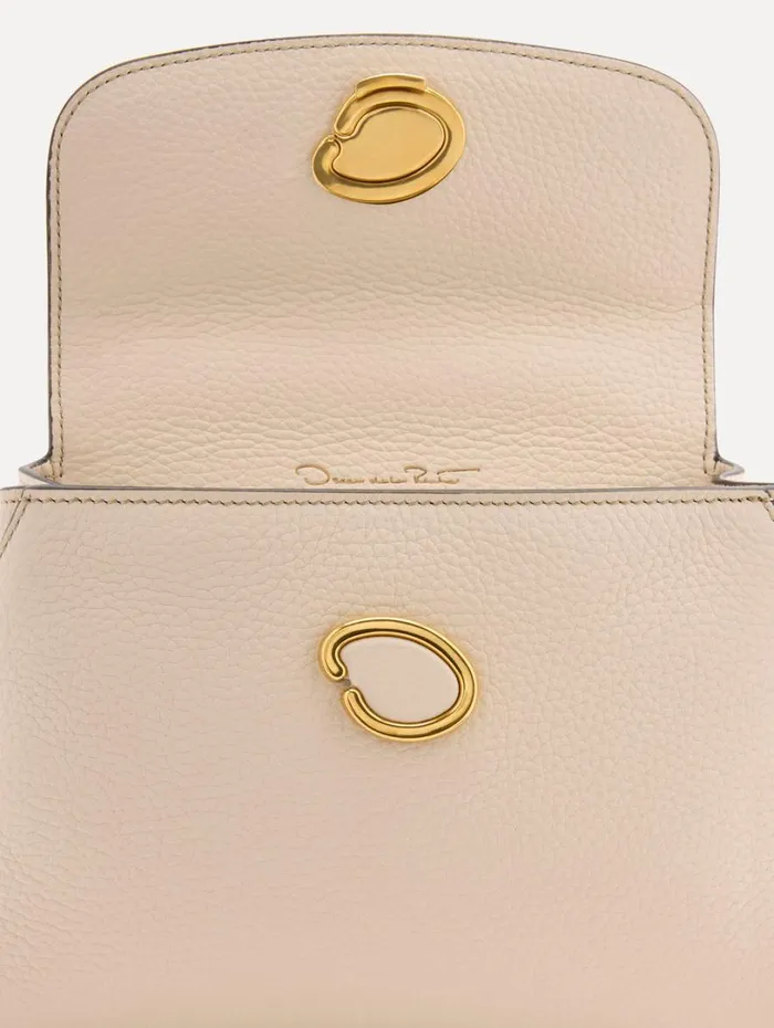 Oscar De La Renta The Mini Poppy Ivory Women Handbags Oscar De La Renta The Mini Poppy Ivory Women Handbags