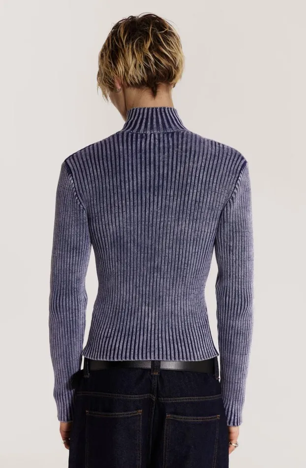 Outerwear Men Jaded London Blue Lucid Knit Track Top