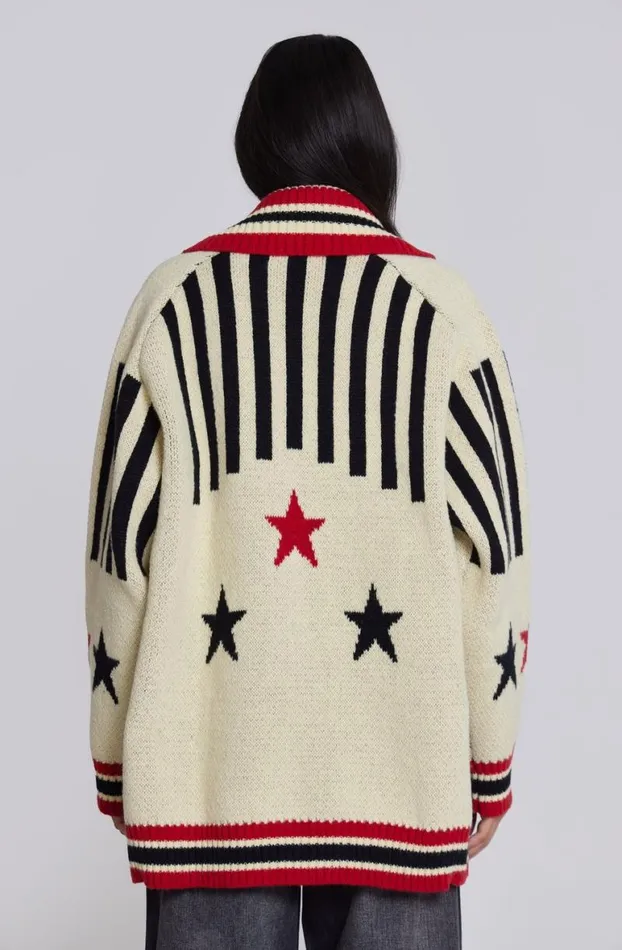 Outerwear Women Jaded London Team 23 Knitted Zip Through