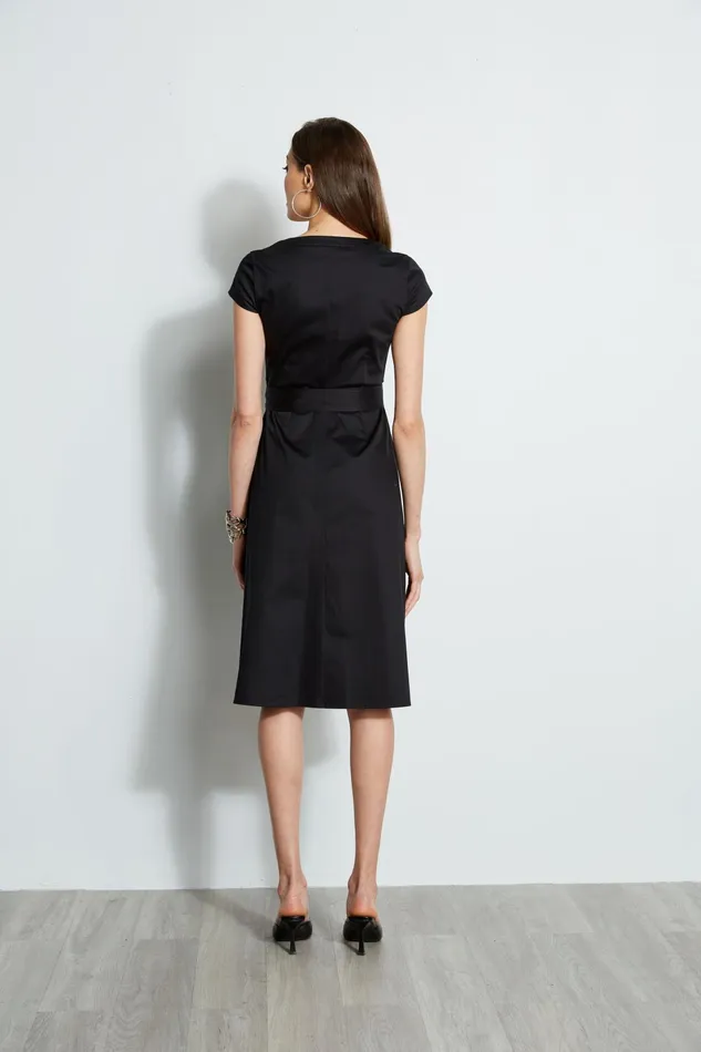 Outlet 8211 Women Dresses and Jumpsuits Elie Tahari Poplin Corset Dress Black