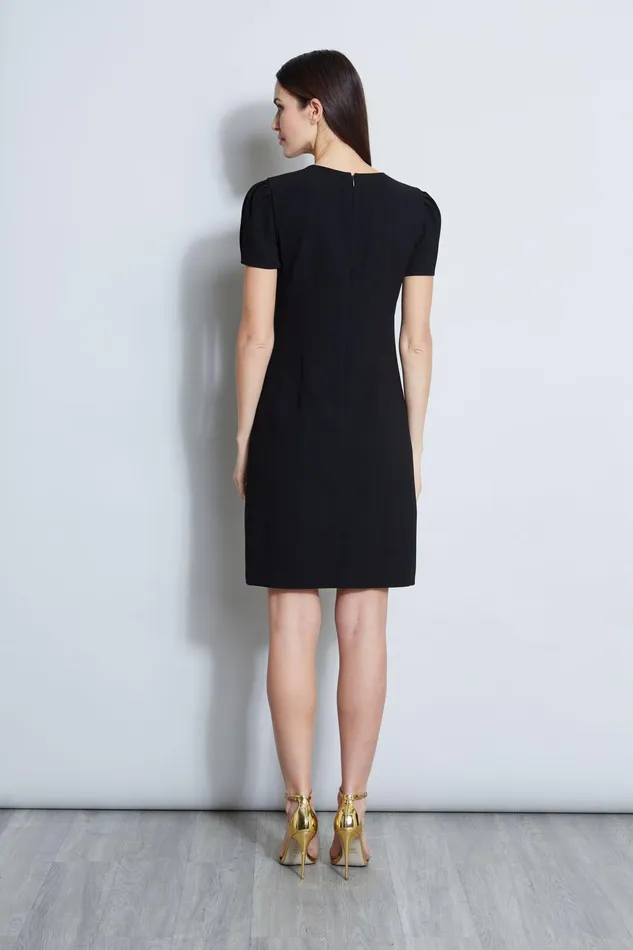 Outlet 8211 Women Dresses and Jumpsuits Elie Tahari Tulip Ring Shift Dress Black
