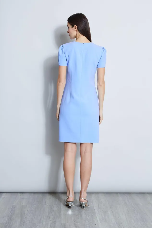 Outlet 8211 Women Dresses and Jumpsuits Elie Tahari Tulip Ring Shift Dress Horizon Blue