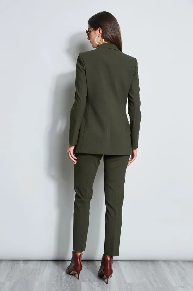 Outlet 8211 Women Jackets and Blazers Elie Tahari 7 Button Blazer Olive