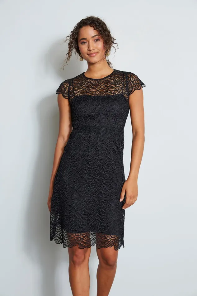 Outlet 8211 Women Short Dresses Elie Tahari Elissa Dress Black