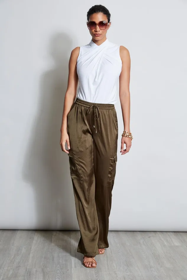 Outlet 8211 Women Tops Elie Tahari Sleeveless Twist Knit White