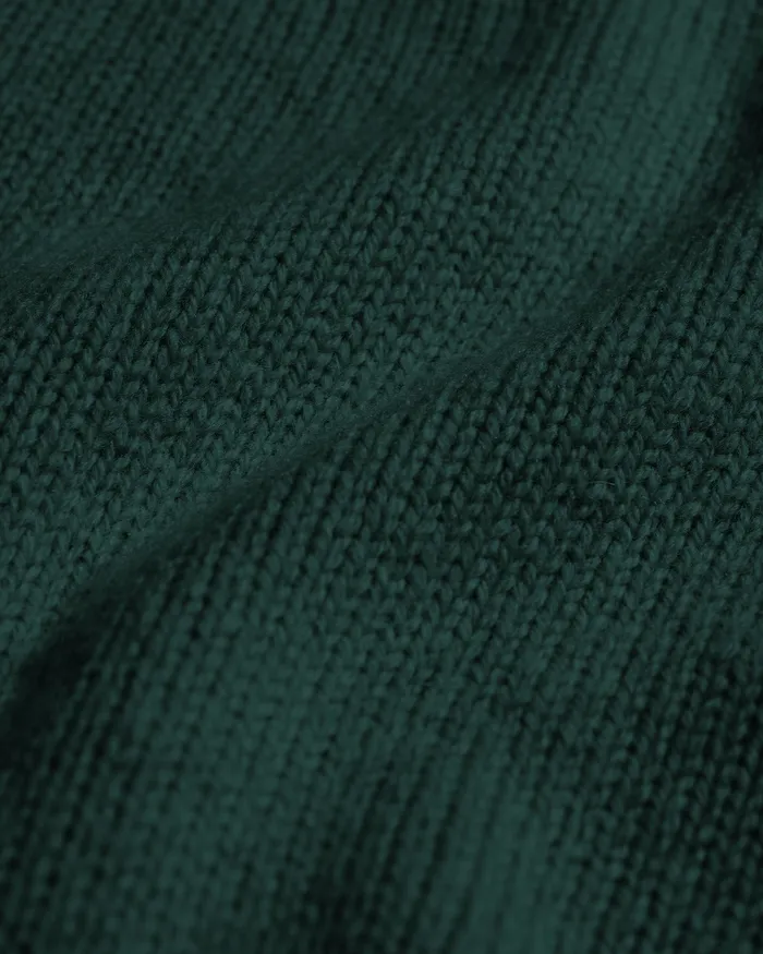 Oversized Merino Wool Crew 8211 Emerald Green Knit Sweaters Colorfulstandard Women