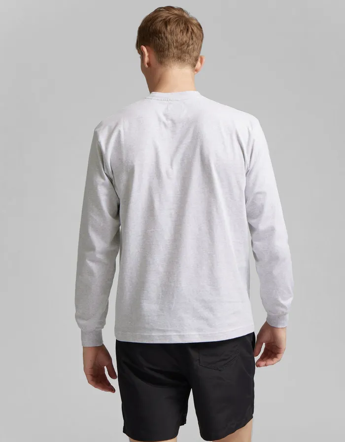 Oversized Organic LS TShirt 8211 Magenta Blaze Men TShirts Colorfulstandard