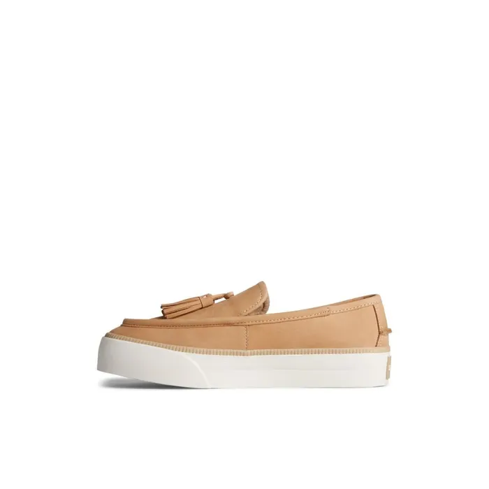 Oxfords and Loafers Women Sperry Sea Sailor Platform Sneaker Medium Beige