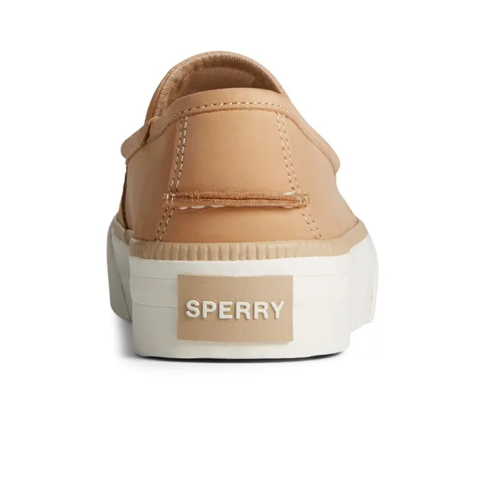 Oxfords and Loafers Women Sperry Sea Sailor Platform Sneaker Medium Beige