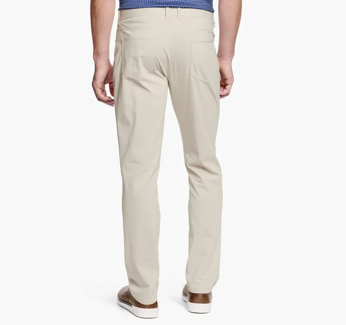 Pants and Jeans Men XC4 Performance FivePocket Pants Stone Johnston and Murphy