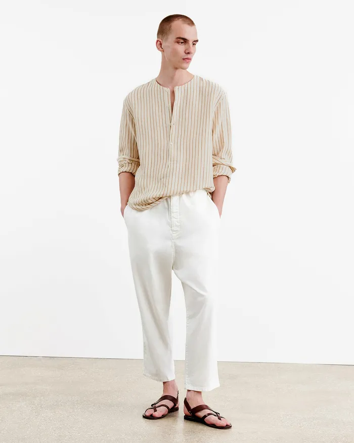 Pants and Shorts Men Nili Lotan WALKER PANT White