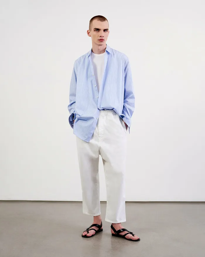 Pants and Shorts Men Nili Lotan WALKER PANT White