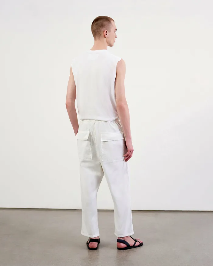 Pants and Shorts Men Nili Lotan WALKER PANT White
