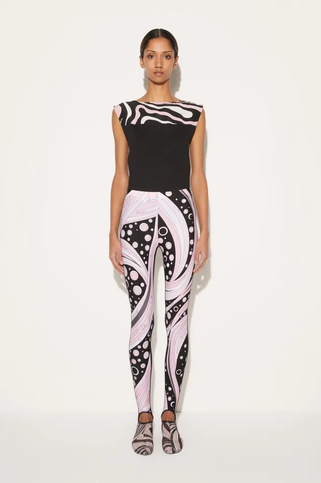 Pants And Shorts Women PUCCI FontanePrint Stirrup Leggings