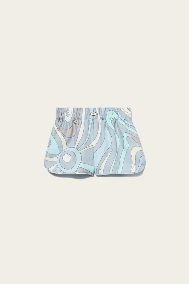 Pants And Shorts Women PUCCI MarmoPrint SilkTwill Shorts