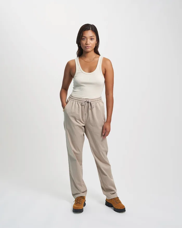Pants Women Organic Twill Pants 8211 Oxblood Red Colorfulstandard