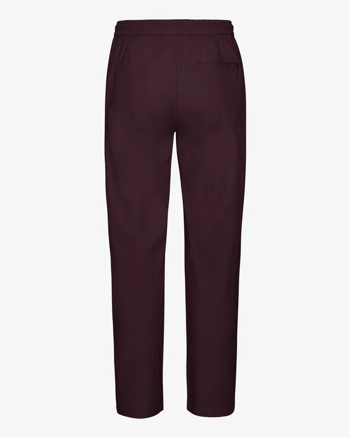 Pants Women Organic Twill Pants 8211 Oxblood Red Colorfulstandard