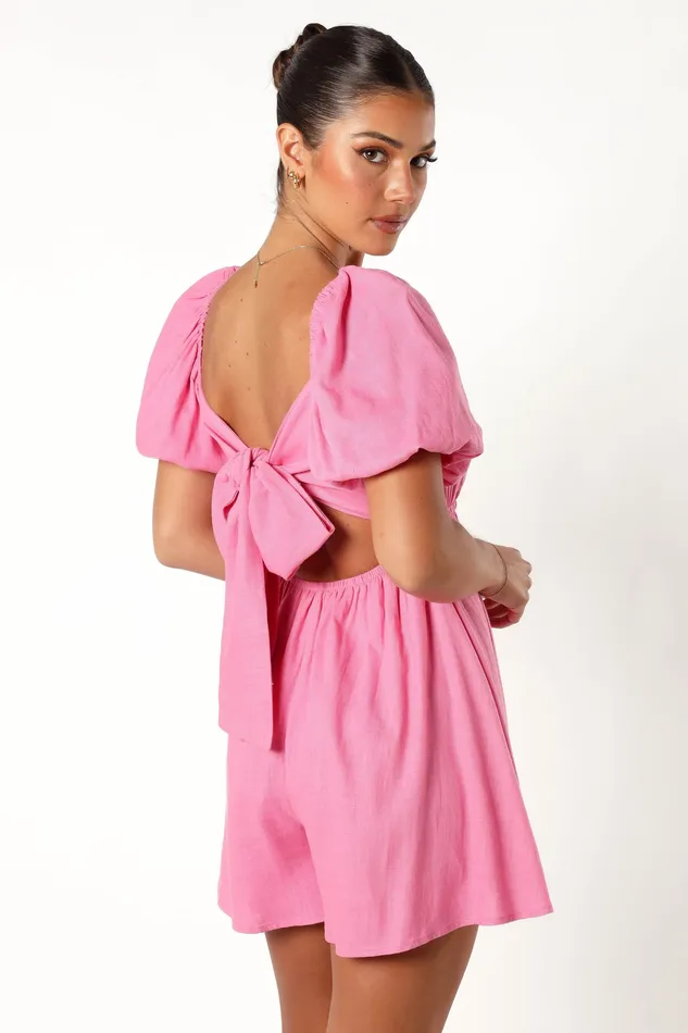 petalandpup Leni Playsuit 8211 Pink Pink Women Jumpsuits and Playsuits