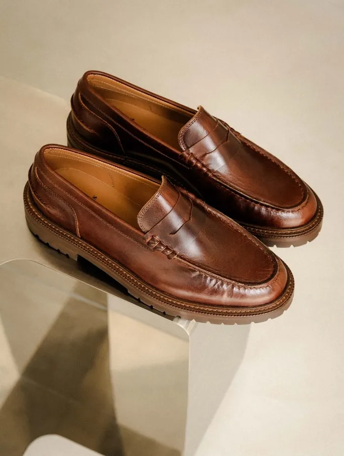 Peyton Coffee Liqueur Men Bobbies Loafers