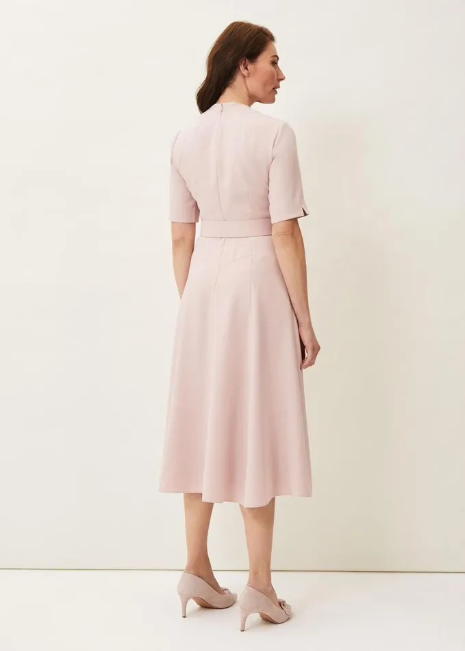 Phase Eight Abigail Fit And Flare Dress Antique Rose Women Dresses