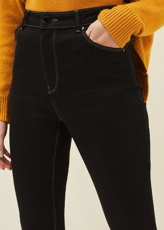 Phase Eight Abigial Sculpting Skinny Short Jean Black Women Trousers