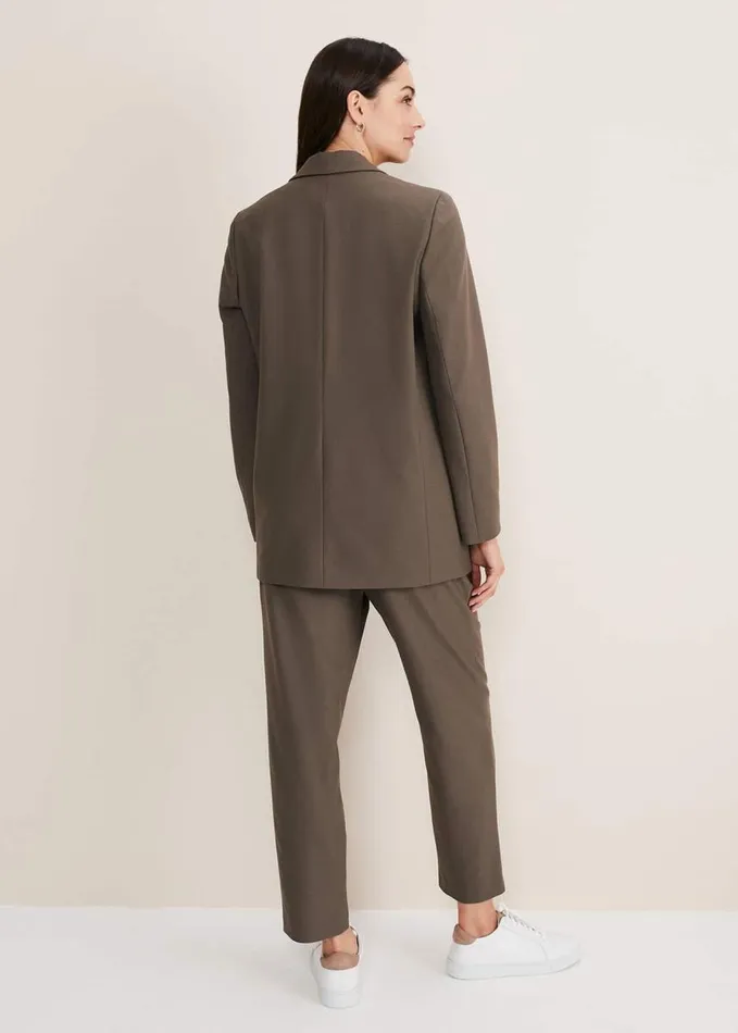 Phase Eight Adela Soft Blazer Khaki Women Coats