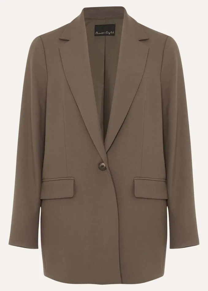 Phase Eight Adela Soft Blazer Khaki Women Coats