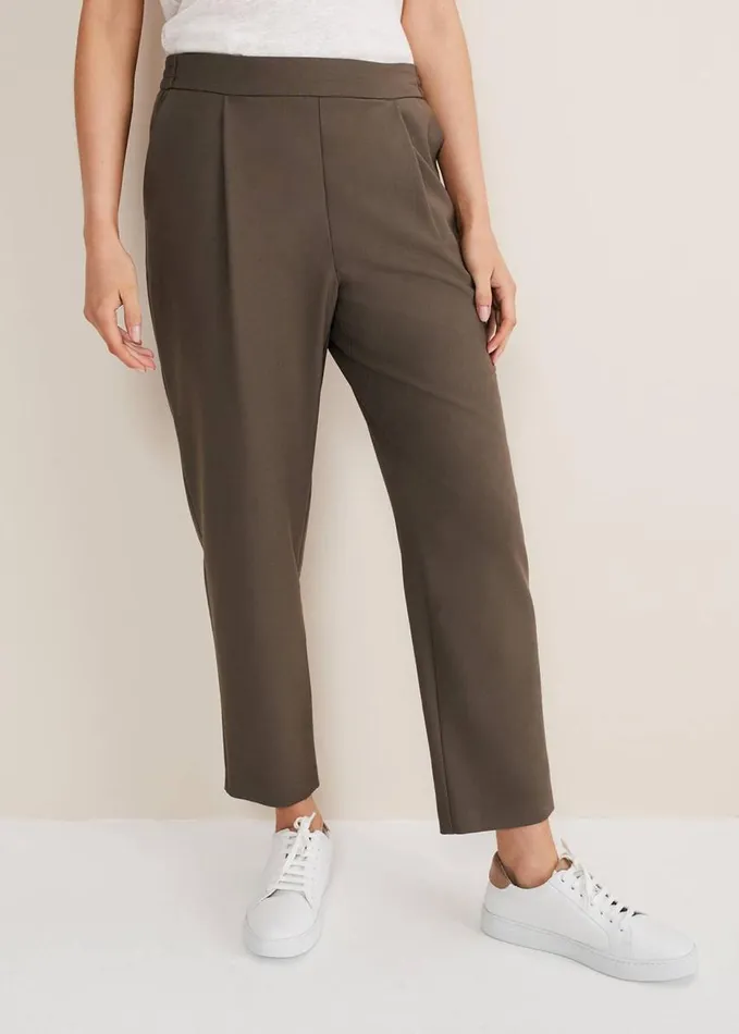 Phase Eight Adela Trouser Khaki Women Trousers
